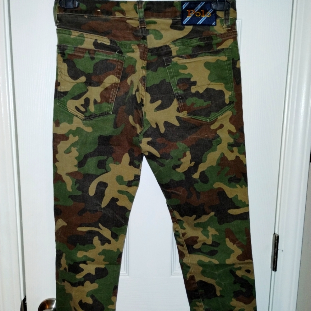Like new Boys Camouflage Polo Jeans